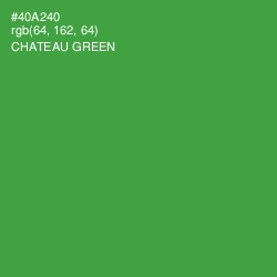 #40A240 - Chateau Green Color Image
